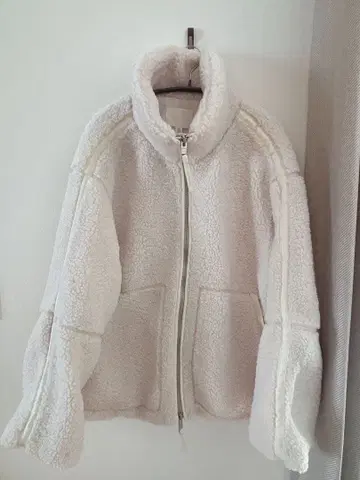 H&M 보아 자켓 아이보리