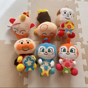 호빵맨 봉제 인형 세트