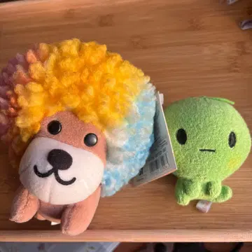 산엑스 당시 물 봉제 인형 2개 세트