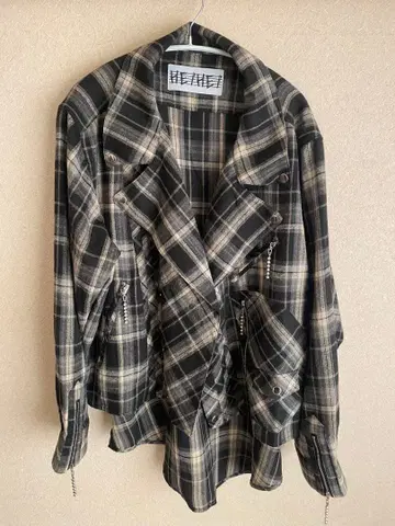 HEIHEI 더블 라이더스 셔츠 [ BLACK ]