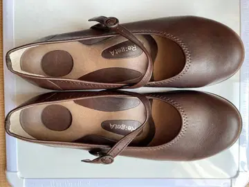 리게타 여성용 브라운 로퍼 합성 피혁 L 사이즈