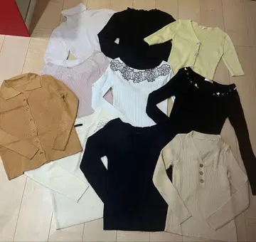 깔끔한 상의 10벌 묶음 판매