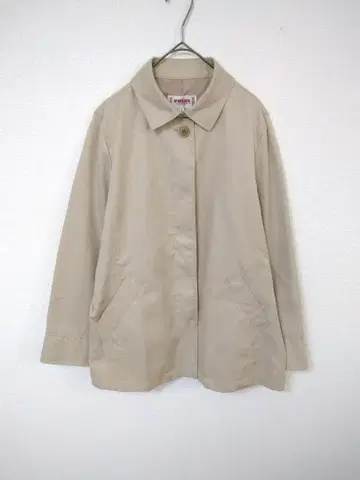 맥레거 얇은 자켓 여성용 M 상당 베이지색 얇은 원단