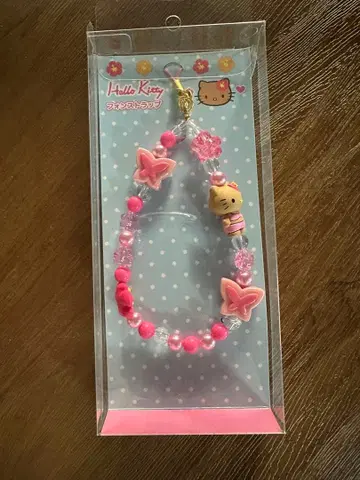 헬로키티 폰 스트랩 일광화상 키티