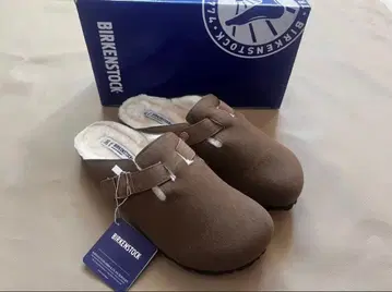 버켄스탁 / 보스턴 26cm 스웨이드 크로그 슬리퍼