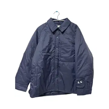 UNIQLO 퍼프 테크 셔츠 자켓 네이비