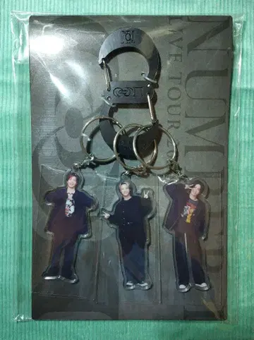 Number_i 카라비너 포함 아크릴 키링