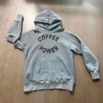 타코마후지레코드 COFFEE POWER 후드티 L 그레이 새상품급