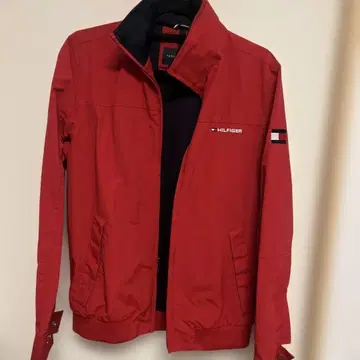 TOMMY HILFIGER 레드 나일론 자켓