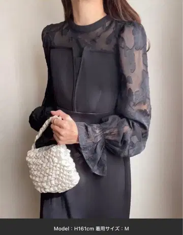 FILLOU 레이스 도킹 머메이드 원피스