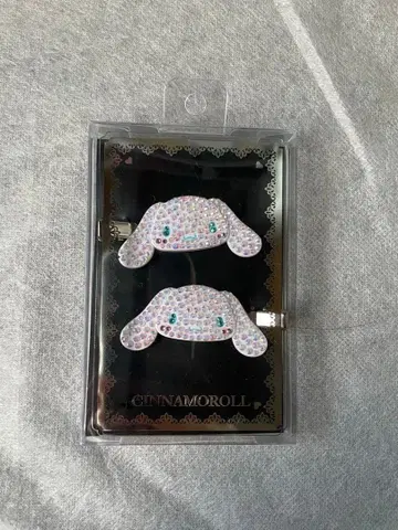 산리오 시나모롤 앞머리 클립 헤어 클립 시나몬 주얼 데코