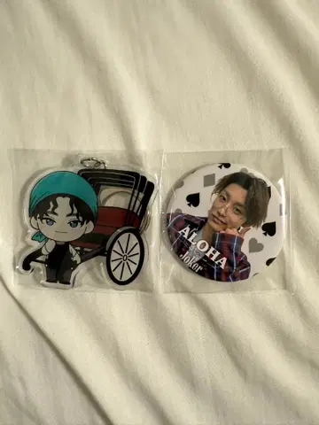 초특급 알로하 지역 한정 키링 캔 배지