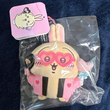 덕질 토끼 마스코트 부채