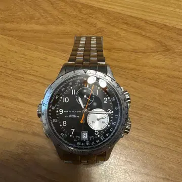 해밀턴 카키 크로노그래프 손목시계