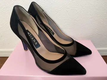 DIANA 메쉬 스웨이드 스틸레토 힐 22.5cm