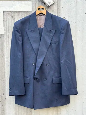 daniel hechter 더블 브레스트 수트 셋업 구제 의류 48