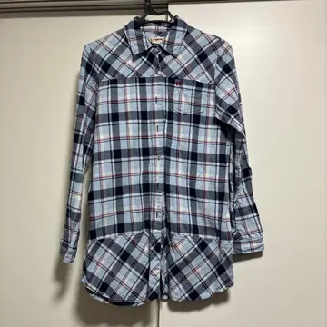 McGREGOR 블루 계열 체크 셔츠 L 사이즈