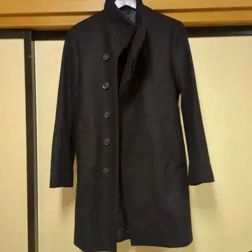 ZARA 블랙 스텐카라 코트 6 버튼