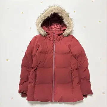 유니클로 심리스 다운 후드티 여성용 M