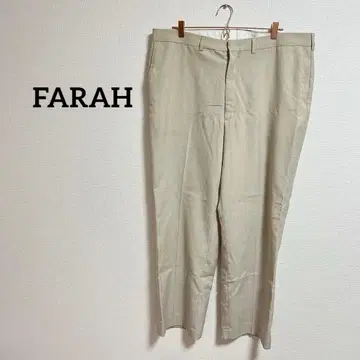 FARAH 치노 팬츠 팬츠 캐주얼 심플 베이지