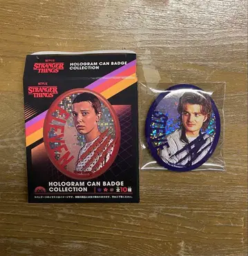 기묘한 이야기 홀로그램 캔뱃지 스티브 캔뱃지