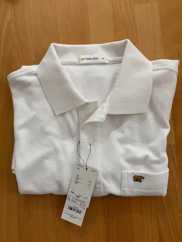Golden Bear 화이트 피케 셔츠 M