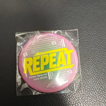 REPEAT 캔뱃지 Aooo Special Live 2025