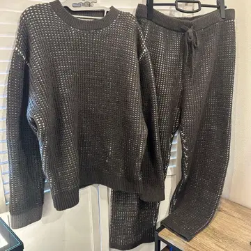 gelato pique HOMME 와플모코 풀오버 팬츠 세트