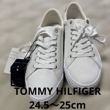 TOMMY HILFIGER 화이트 스니커즈
