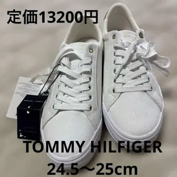 TOMMY HILFIGER 화이트 스니커즈