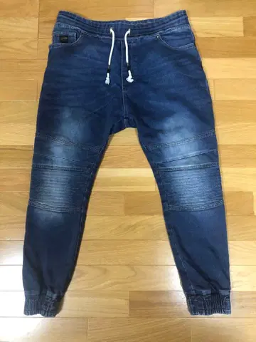 ZARA 데님 조거 XL 스키니 계열