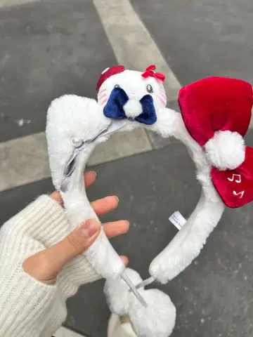 USJ 캐릭터 머리띠 화이트 레드