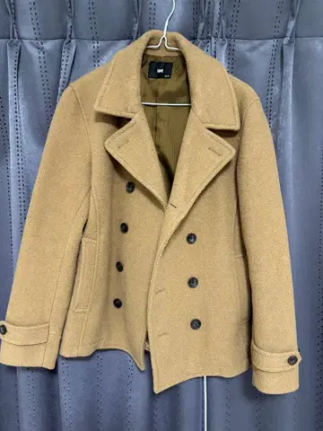 HARE 베이지 울 피코트 M