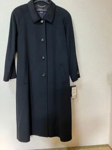 캐시미어 100% 블랙 롱 코트 프리 사이즈