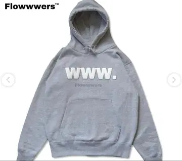 미사용 새상품 Flowwwers 후드티 그레이