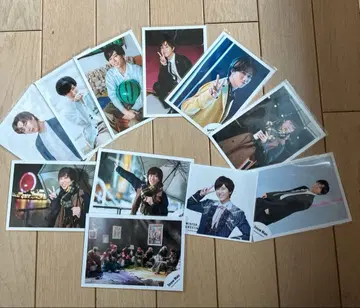 SnowMan 아베 료헤이 사진 10장 & 단체 사진 1장 세트