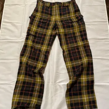 Y's 체크 무늬 캐주얼 팬츠