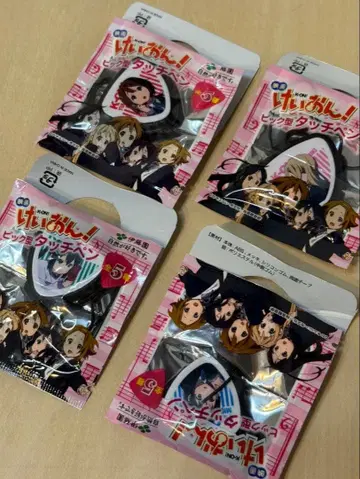 케이온! 피크형 터치 펜 4종 세트 3