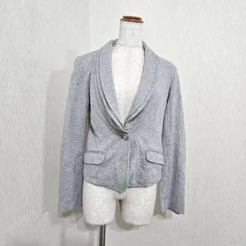 트레져 아일랜드 맨투맨 자켓 (L) 그레이 면 100%