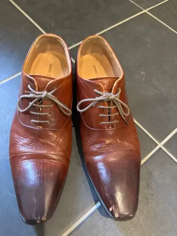 Queen Classico 브라운 드레스 신발