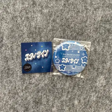 Aooo 회장 한정판 가챠 시크릿 스타 사인 캔뱃지 스티커