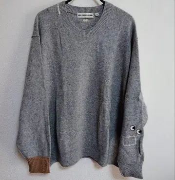 [ 새상품급 ] 유니클로 안야 힌드마치 라무 크루넥 스웨터 그레이