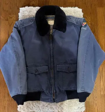 HOUSTON TYPE B-10 밀리터리 자켓 38 사이즈 네이비