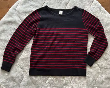 tous les jours의 보더 무늬 스웨터