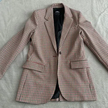 ZARA 체크 자켓