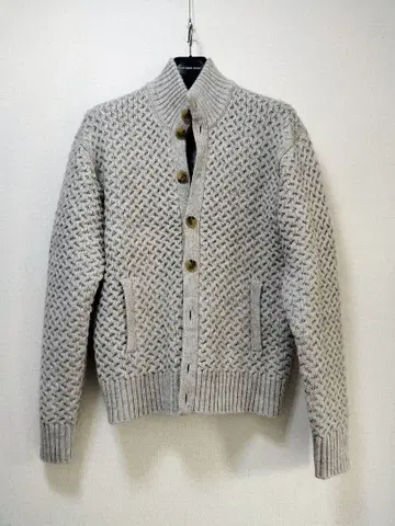 스탠드 가디건 모크넥 가디건 하이넥 가디건