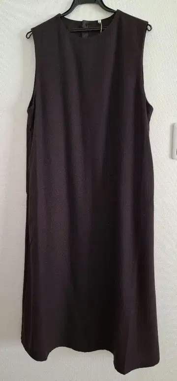 새상품 무인양품 보르도 롱 원피스