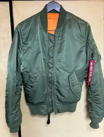 MA-1 플라이트 자켓 올리브 그린