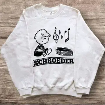 빈티지 피넛 스포츠 웨어 스웨트 셔츠 슈로더 M