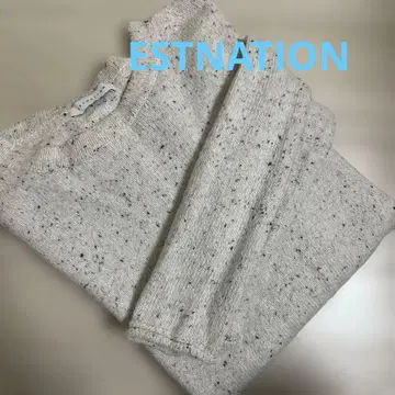 ESTNATION 그레이 계열 니트 스웨터
